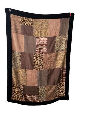 Artisan Kimono Quilt Silk Patchwork Throw T Camey Vintage Kimono Pieced Japanese